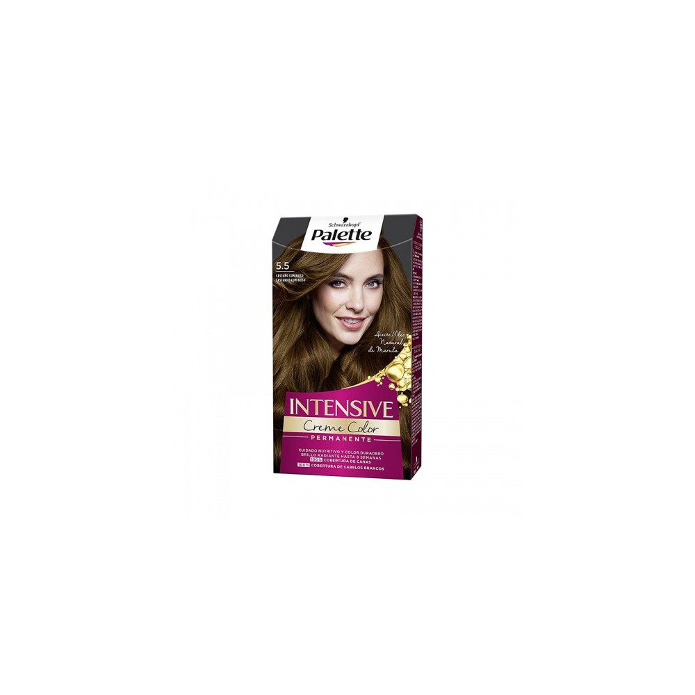 Palette Intensive Creme Color Tinta Per Capelli Permanente N. 5.5 Castano Luminoso 