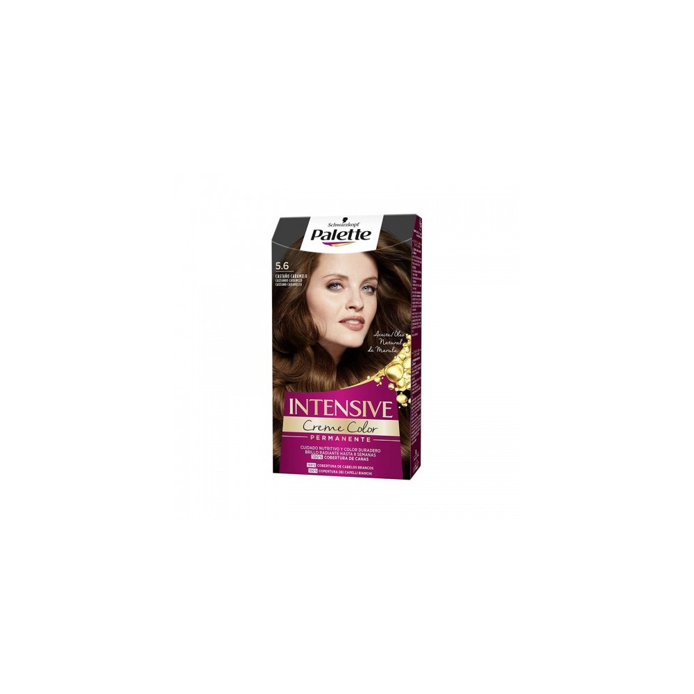 Palette Intensive Creme Color Tinta Per Capelli Permanente N. 5.6 Castano Caramello 