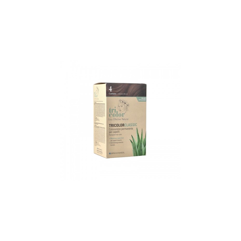Specchiasol Tricolor Classic Tintura Per Capelli N. 4 Castano 