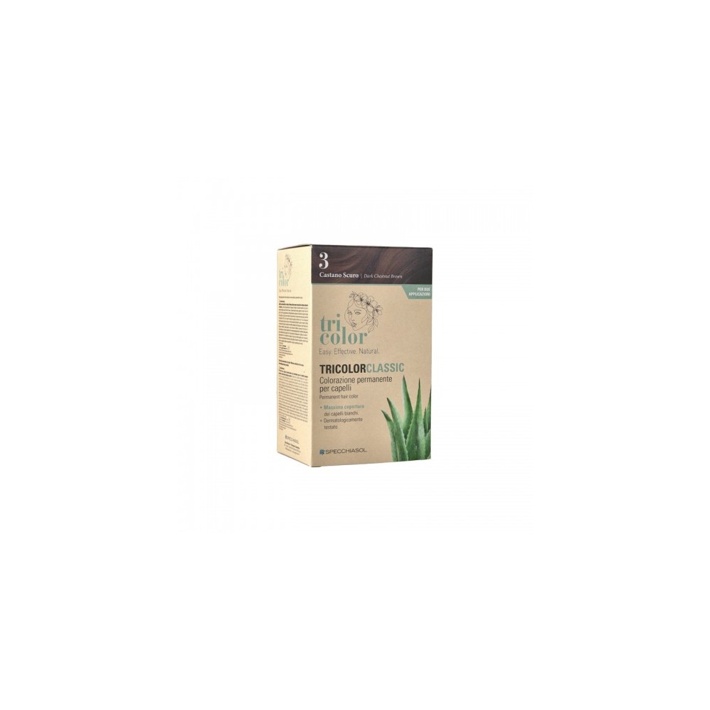 Specchiasol Tricolor Classic Tintura Per Capelli N. 3 Castano Scuro 