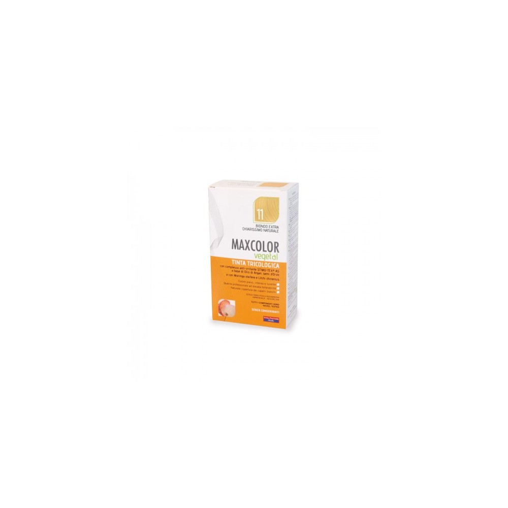Vital Factors Max Color Vegetal Tinta Per Capelli Tricologica 11 Biondo Extra Chiarissimo Naturale 