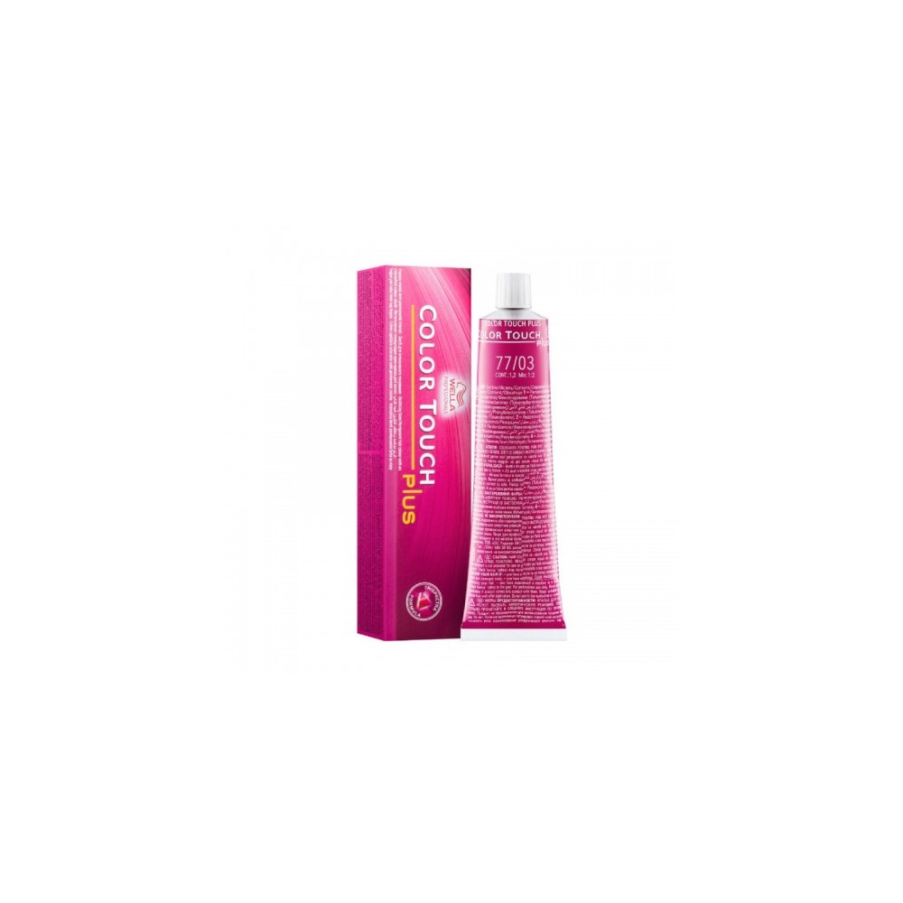 Wella Color Touch Plus N. 77/03 Biondo Medio Intenso Naturale Dorato Tinta Per Capelli 60Ml 