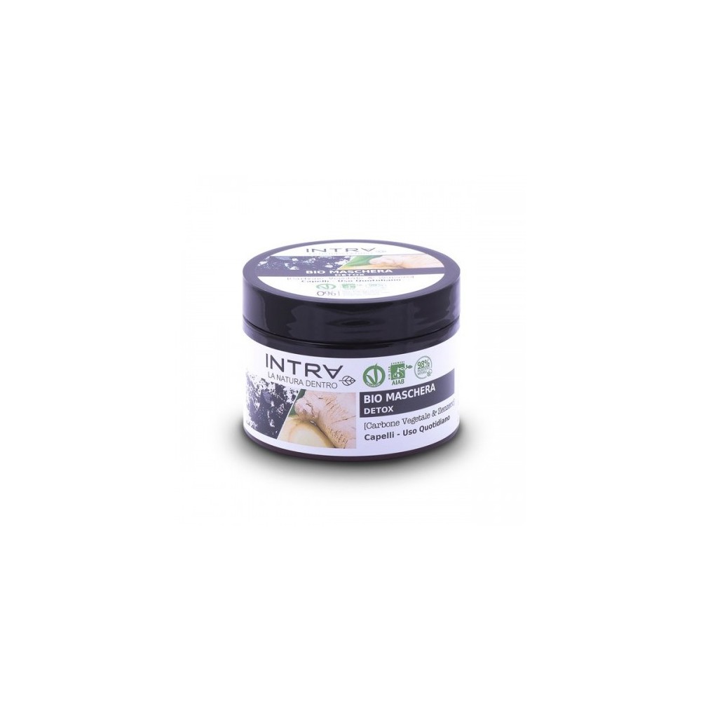 Intra Carbone Vegetale & Zenzero Maschera Capelli Detox 250 Ml 