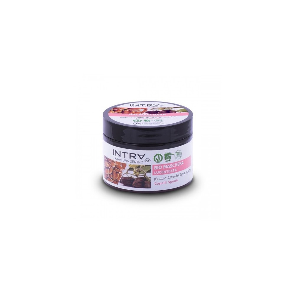 Intra Semi Di Lino & Olio Di Jojoba Maschera Capelli Lucentezza 250 Ml 