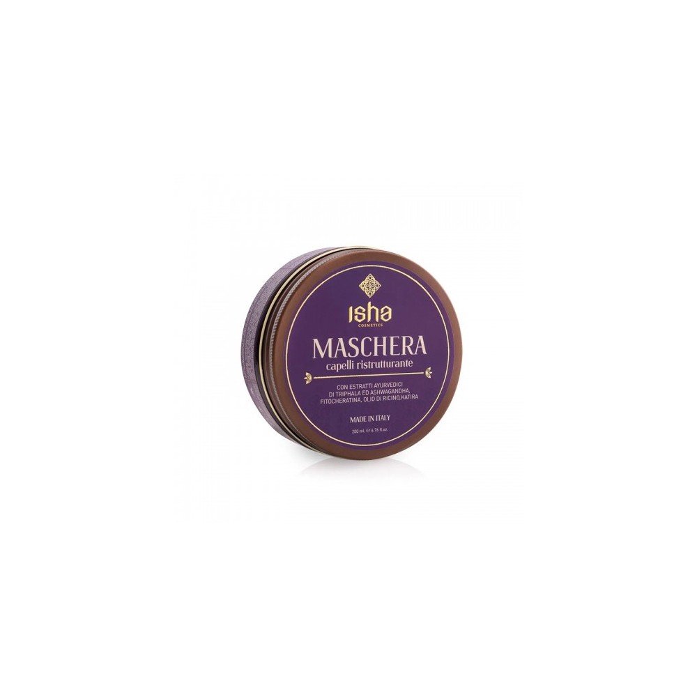 Isha Maschera Ristrutturante Per Capelli Fini Secchi E Trattati 200 Ml 
