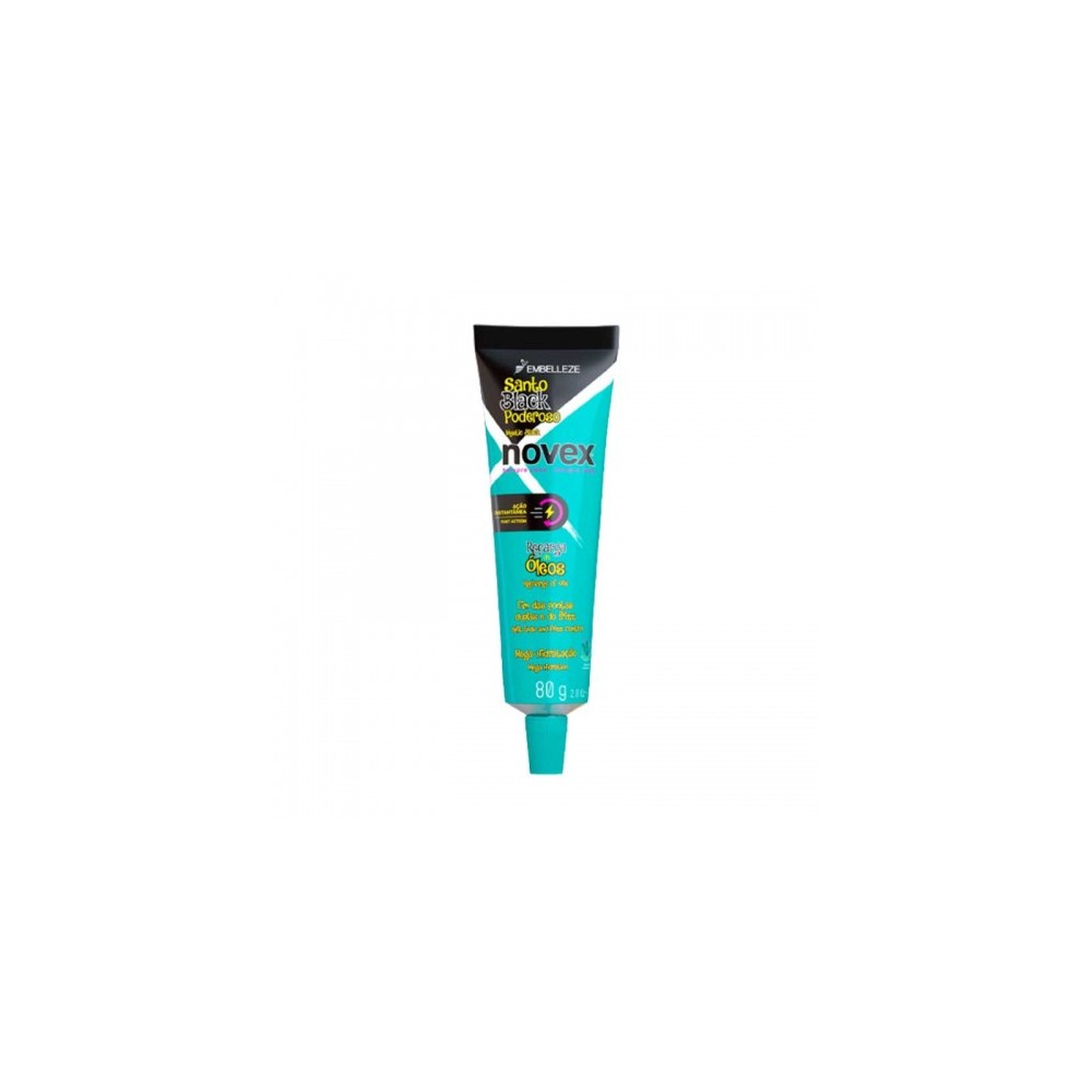 Novex Mystic Black Recharge Maschera Per Capelli A Idratazione Profonda 80 G 