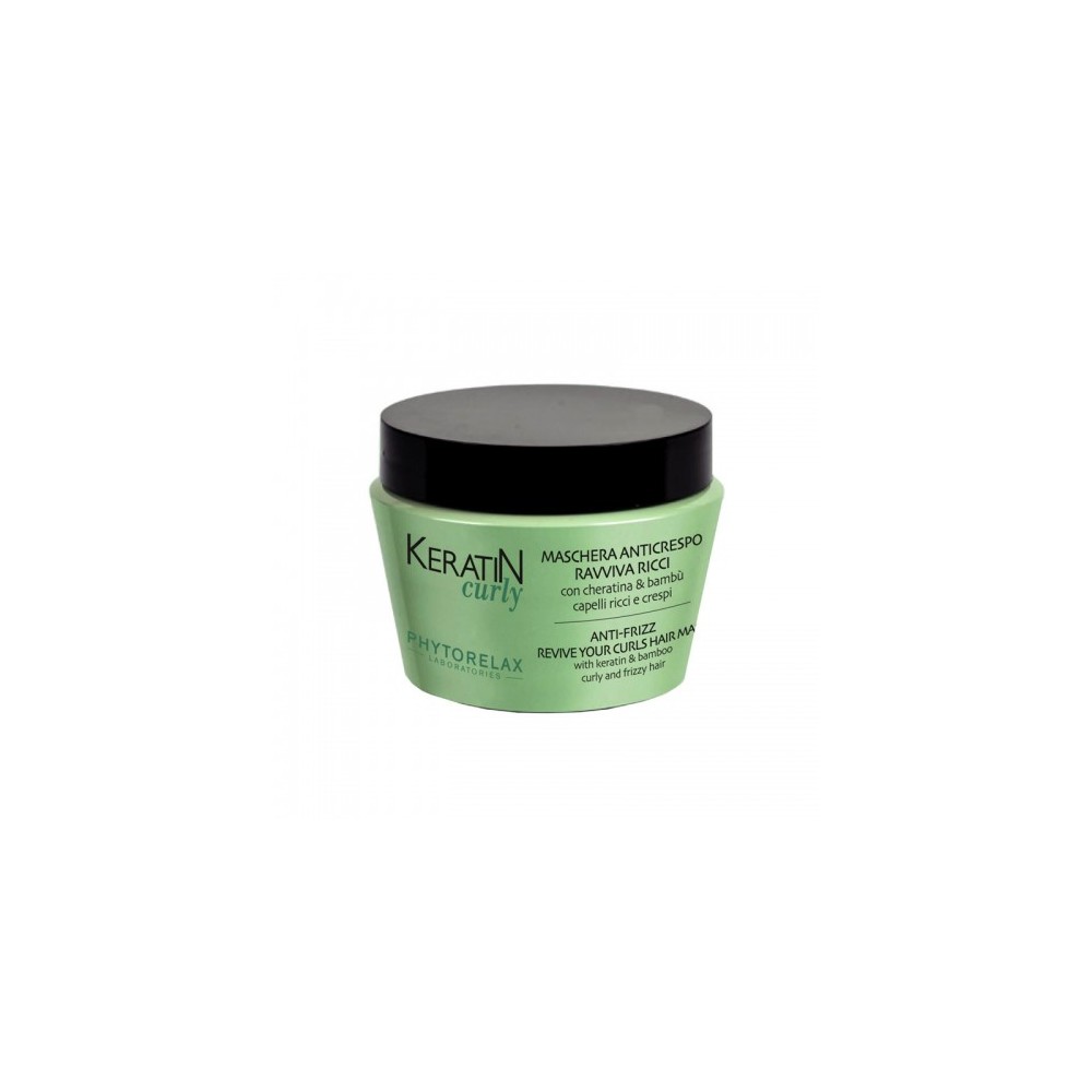 Phytorelax Keratin Curly Maschera Anticrespo Ravviva Ricci 250 Ml 