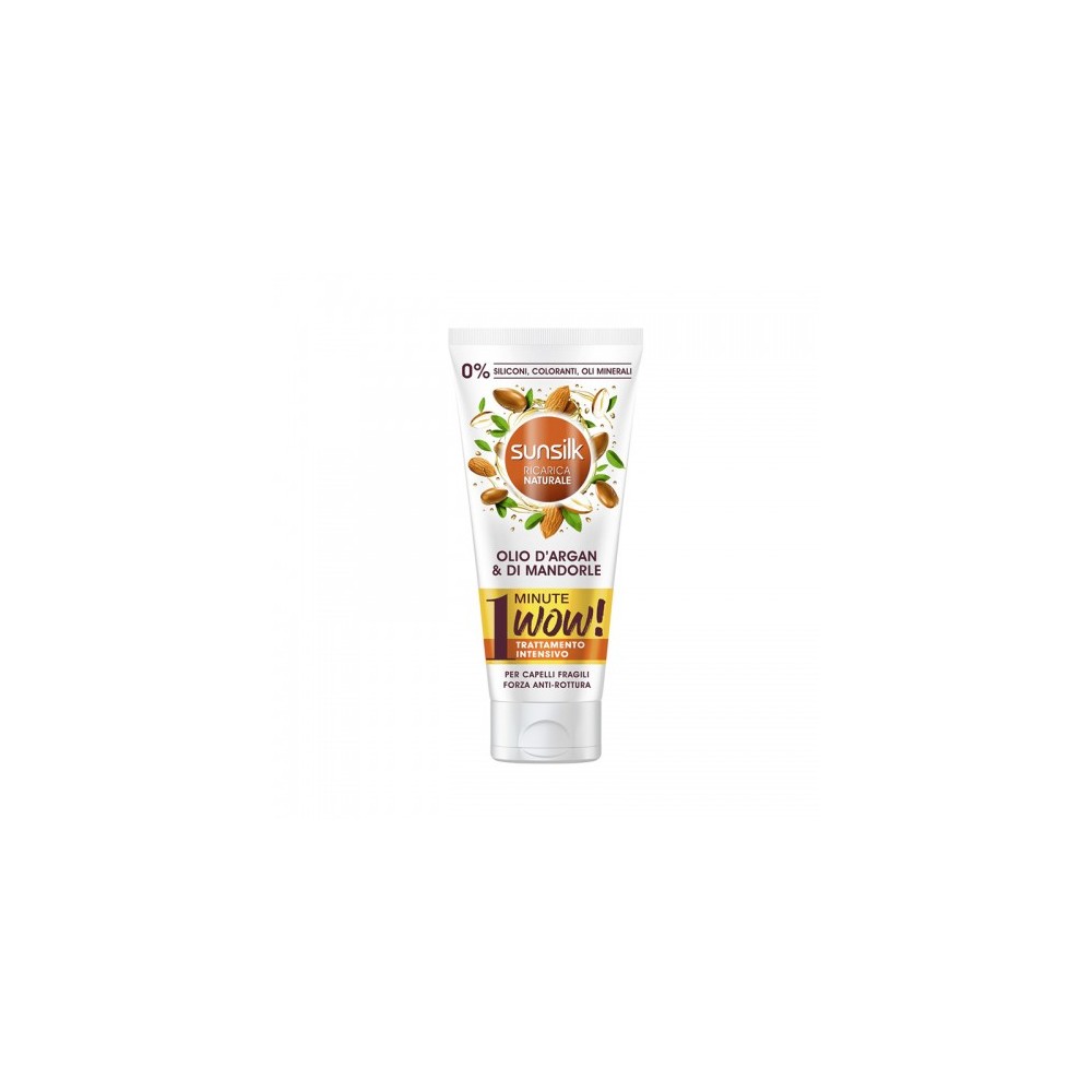 Sunsilk 1 Minute Wow Maschera Con Olio D'Argan E Mandorle 180 Ml 