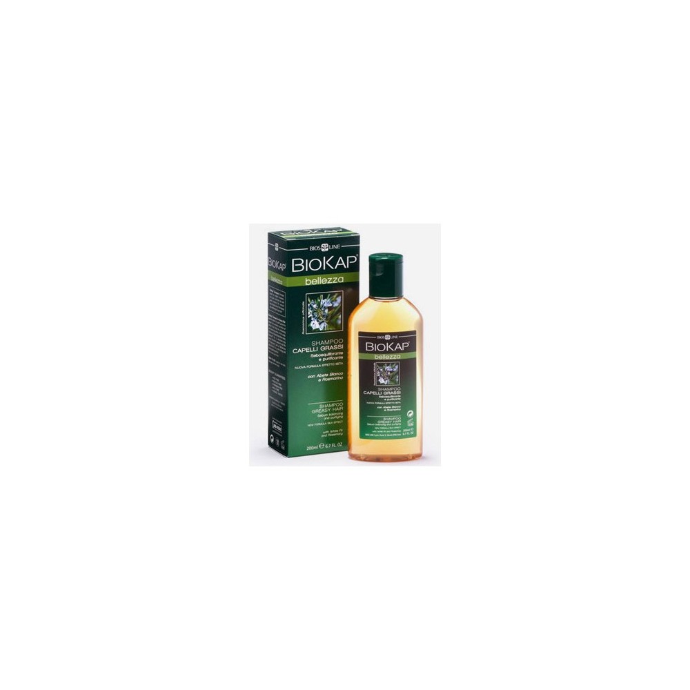 Bios Line Shampoo Per Capelli Grassi Sebo Regolatore Biokap 200 Ml 
