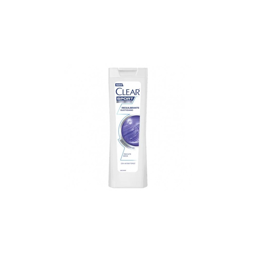 Clear Sport Riequilibrante Quotidiano Shampoo Antiforfora 225 Ml 