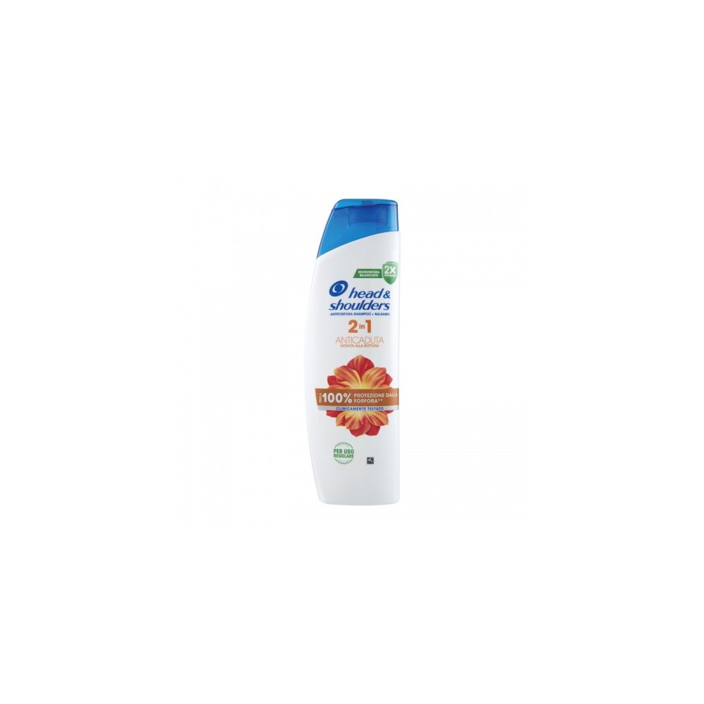 Head & Shoulders 2In1 Anticaduta Per Lei Shampoo + Balsamo Antiforfora 250 Ml 