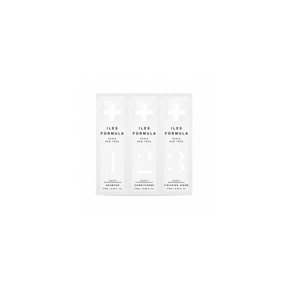 Iles Formula Sample Kit Shampoo 9 Ml + Balsamo 9 Ml + Siero 9 Ml 