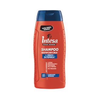 Intesa Shampoo Per Capelli Antiforfora Per Uomo Con Zinco E Mineral Complex 300 Ml