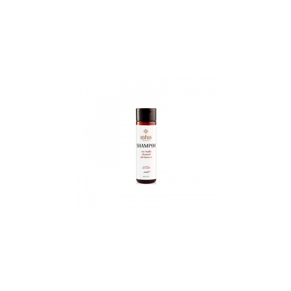 Isha Shampoo Con Argilla Ghassoul Del Marocco 200 Ml 