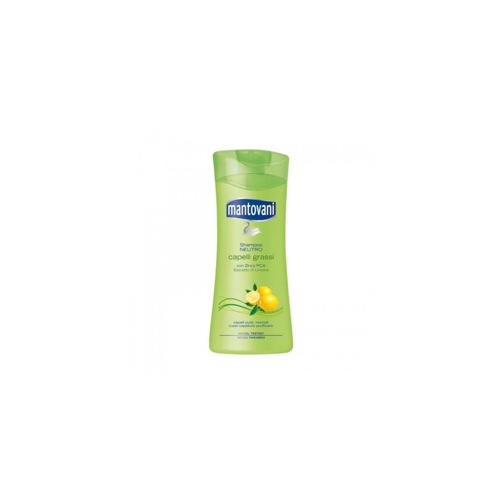 Mantovani Shampo Neutro Per Capelli Grassi 400 Ml 