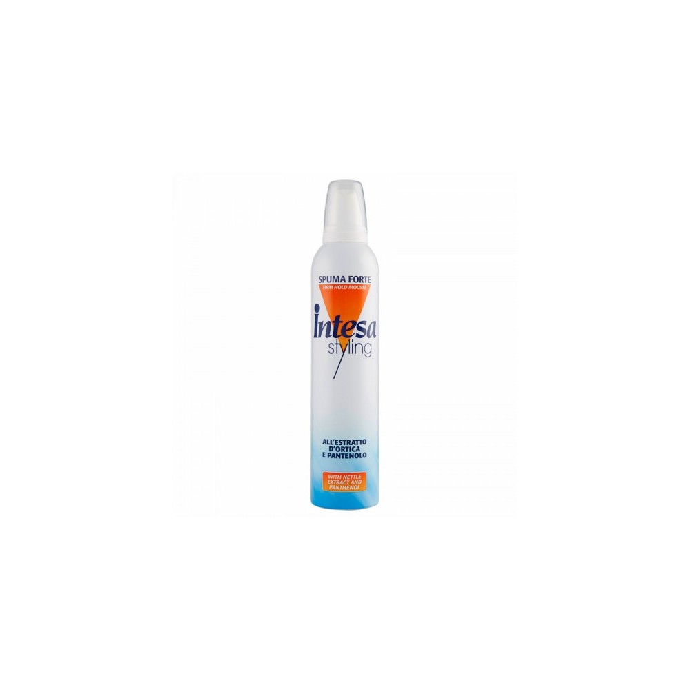 Intesa Spuma Styling Per Capelli Forte All'Estratto Di Ortica E Pantenolo 300 Ml 