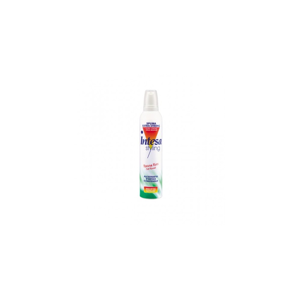 Intesa Spuma Styling Per Capelli Ricci All'Estratto Di Ortica E Pantenolo 300 Ml 