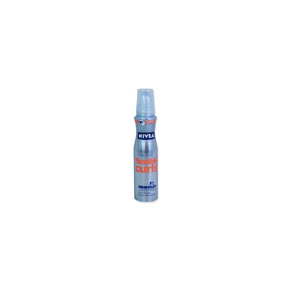 Nivea Flexible Curl Mousse Per Capelli Modella Ricci 150 Ml 