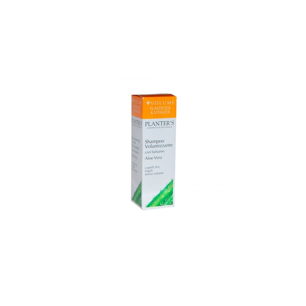 Planter S Shampoo Volumizzante All' Aloe Vera Con Balsamo Per Capelli Fini E Fragili 200 Ml 