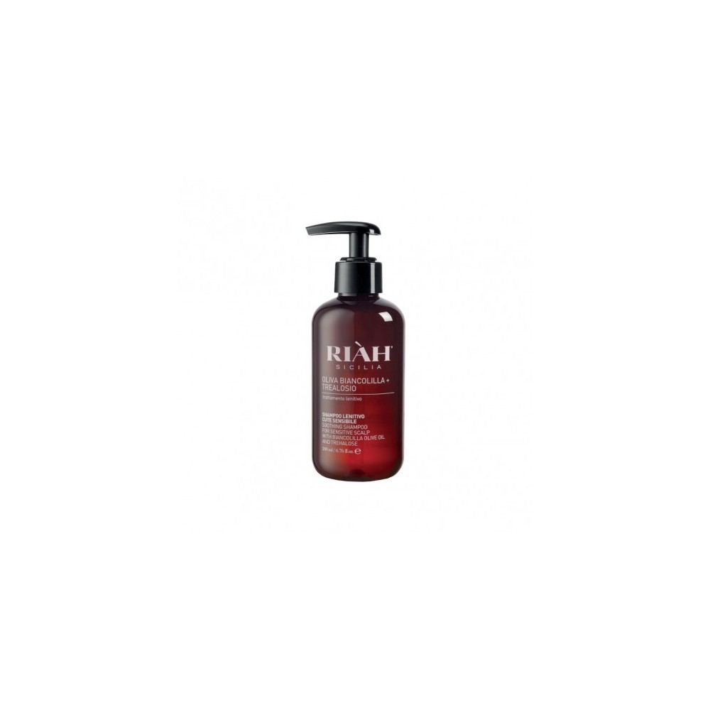 Riah Oliva Biancolilla + Trealosio Shampoo Lenitivo Per Cute Sensibile 200 Ml 