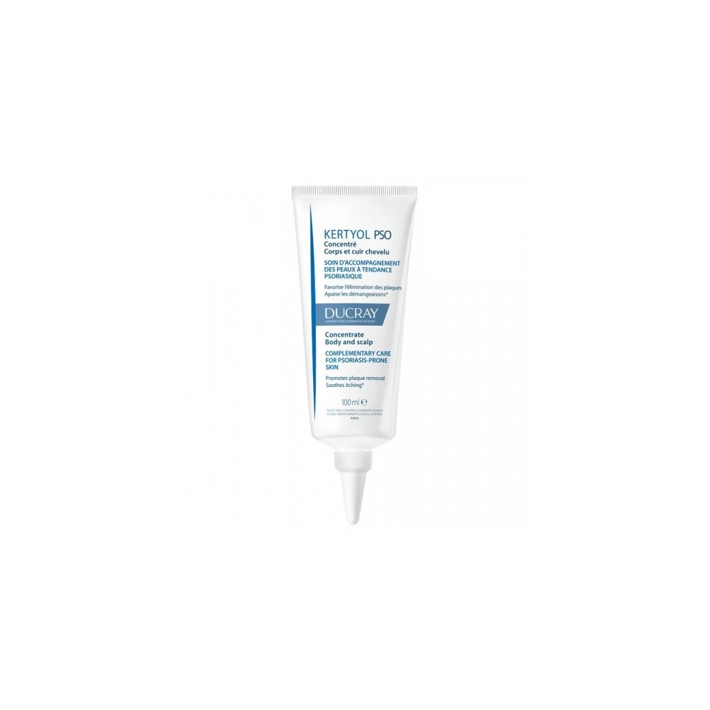 Ducray Kertyol Pso Concentré Corpo E Cuoio Capelluto Per Pelli Secche 100 Ml 