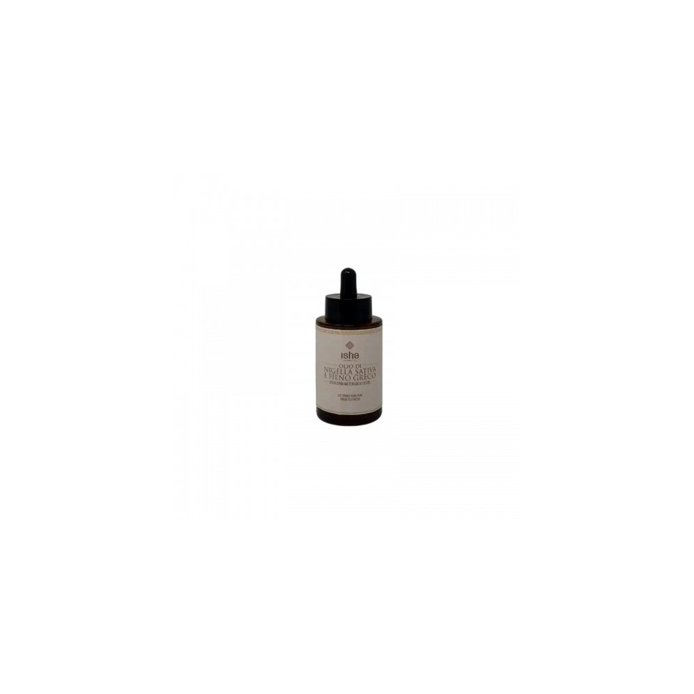 Isha Olio Nigella Sativa E Fieno Greco Spremuto A Freddo Trattamento Nutriente 50 Ml 