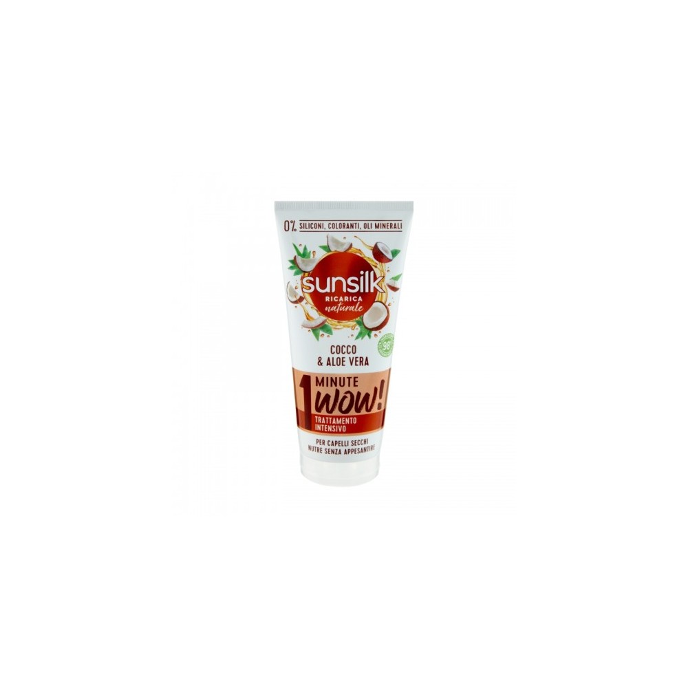 Sunsilk 1 Minute Wow Cocco & Aloe Vera Trattamento Intensivo 180 Ml 