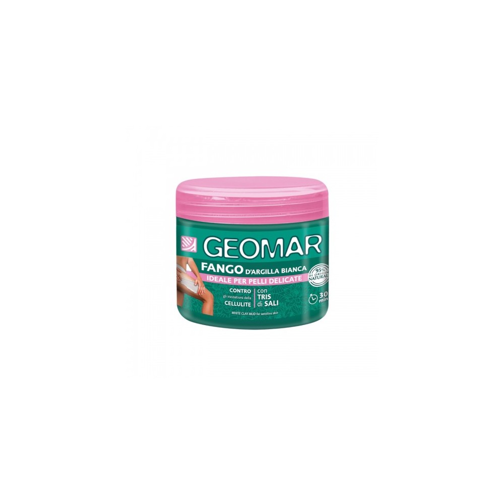 Geomar Fango D'Argilla Bianca Trattamento Anticellulite 600 G 