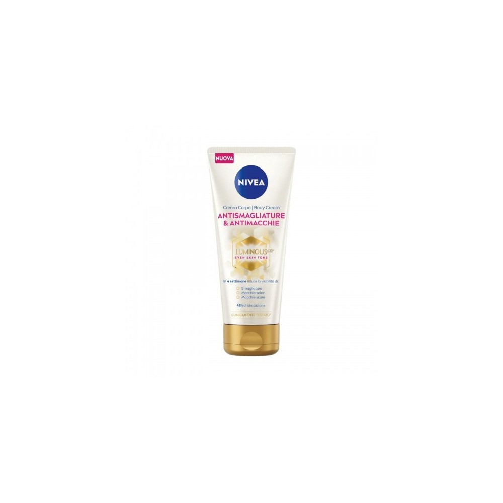 Nivea Luminous 360 Crema Corpo Antismagliature & Antimacchie 200 Ml 