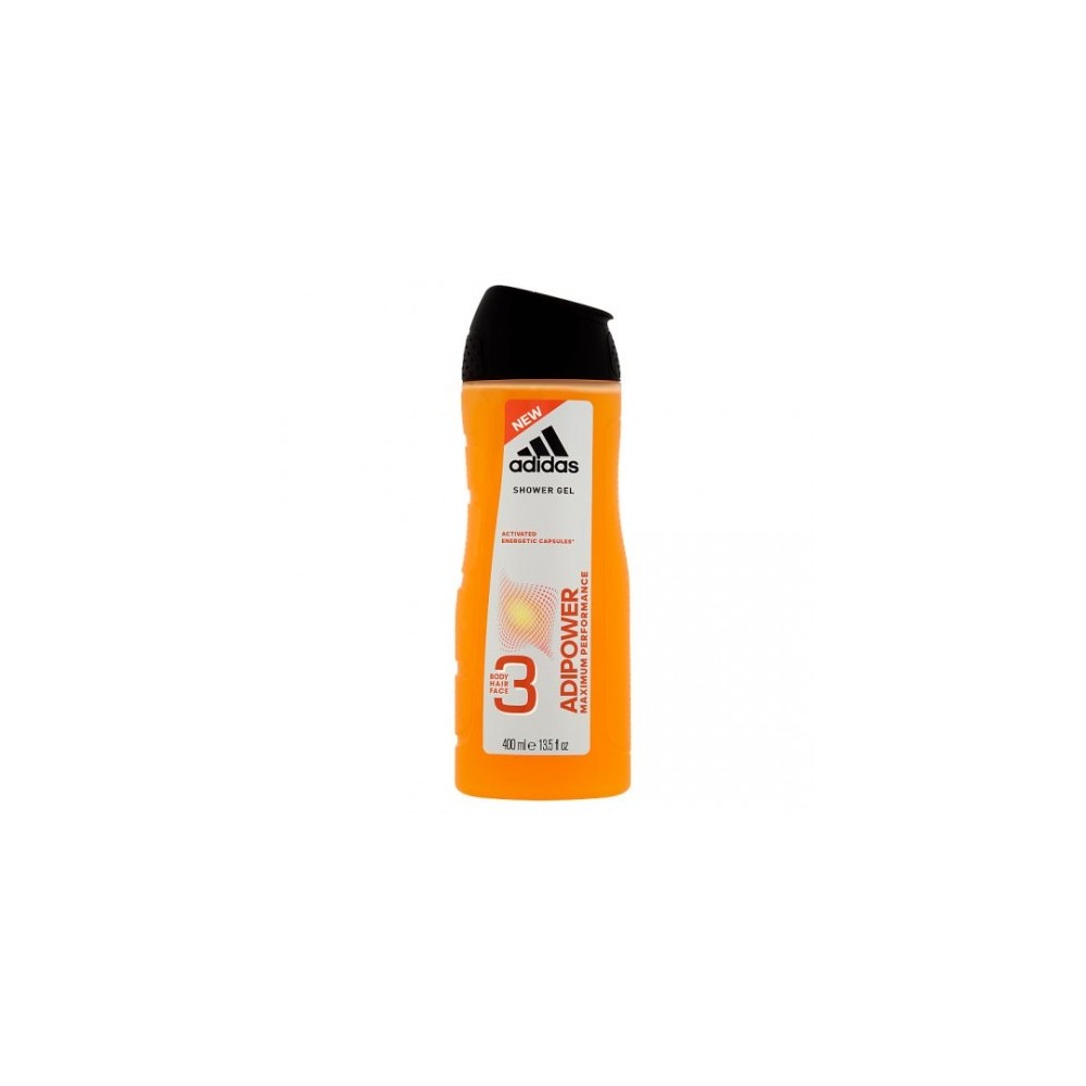 Adidas Adipower Bagnoschiuma Gel 3In1 Corpo Capelli E Viso Uomo 250 Ml 