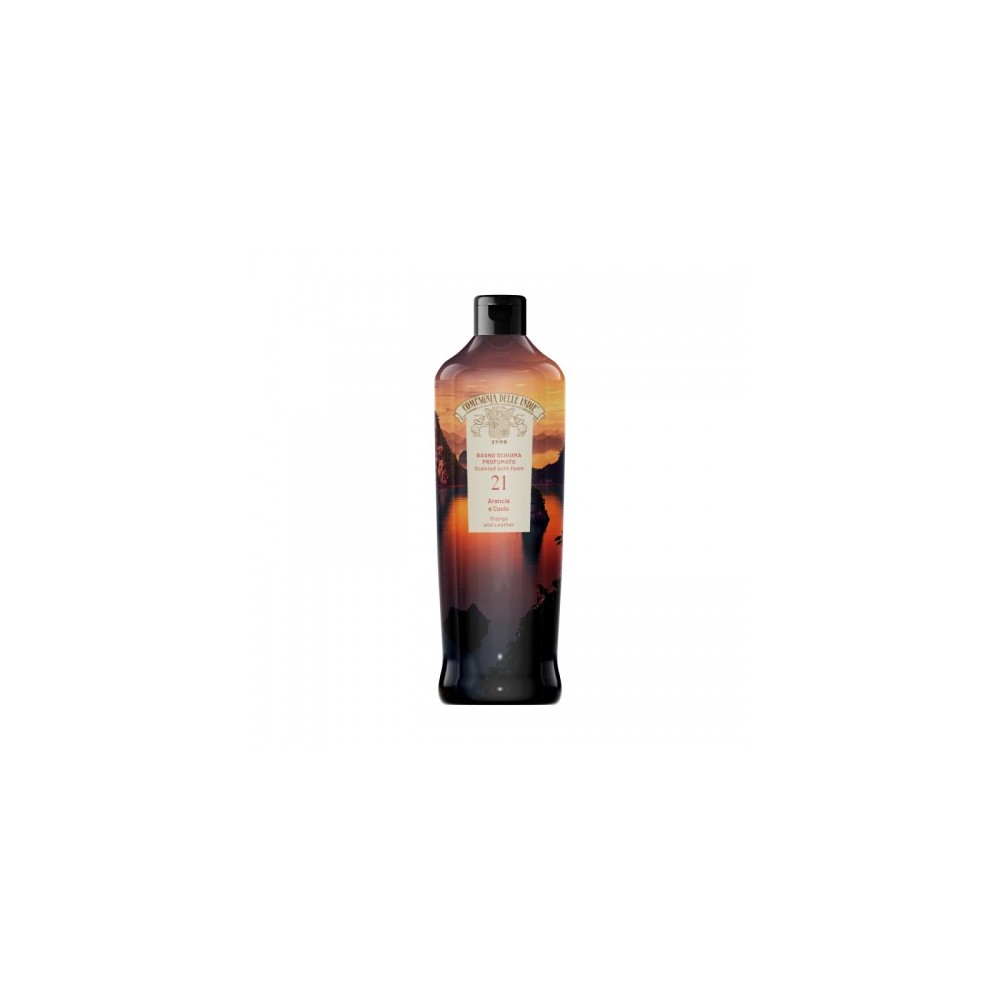 Compagnia Delle Indie 21 Arancia E Cuoio Bagno Schiuma Profumato 500 Ml 