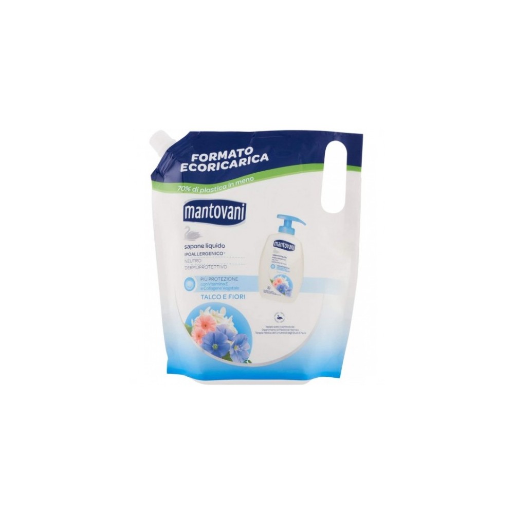 Mantovani Talco E Fiori Ecoricarica Sapone Liquido Ipoallergenico 750 Ml 