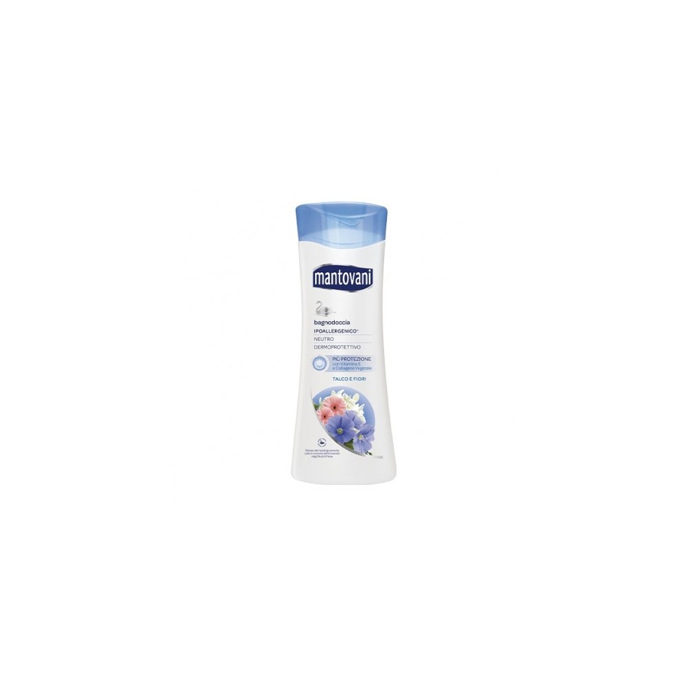 Mantovani Bagnodoccia Talco E Fiori Bianchi 400 Ml 