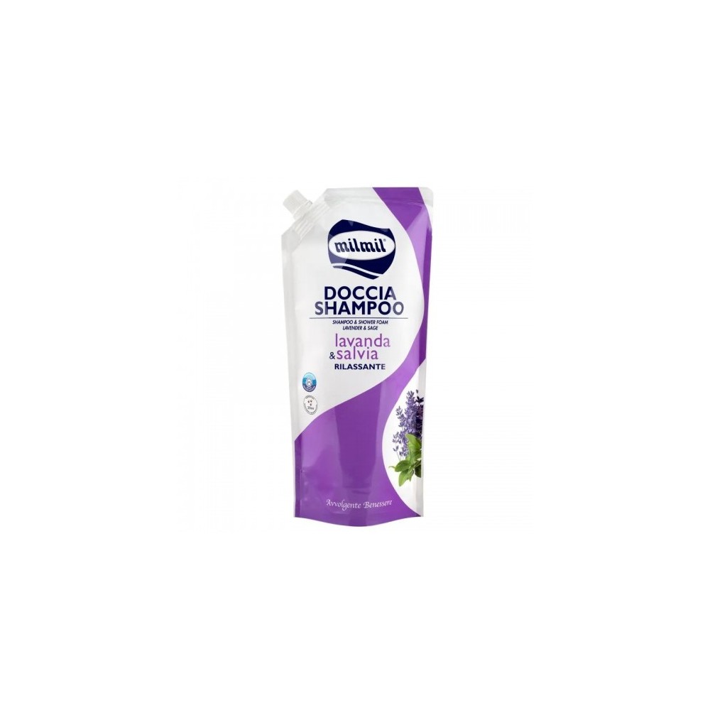 Mil Mil Doccia Shampoo Lavanda & Salvia Ricarica Da 750 Ml 