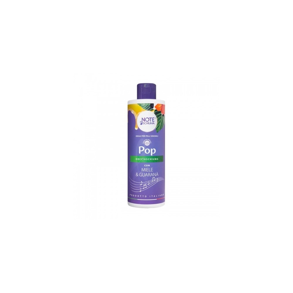 Note Di Schiuma Pop Docciaschiuma Con Miele E Guaranà 400 Ml 
