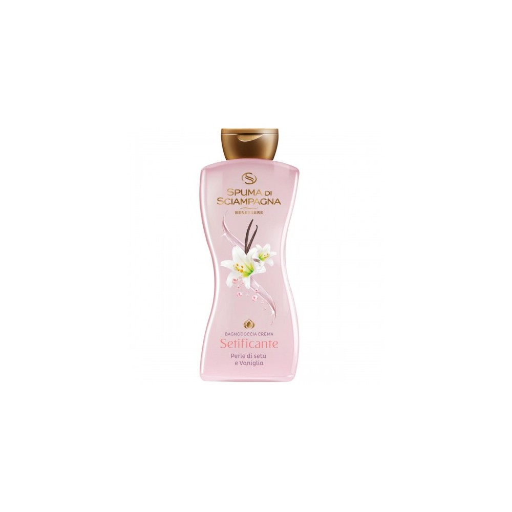 Spuma Di Sciampagna Bagnodoccia Crema Setificante Alle Perle Di Seta E Vaniglia 650 Ml 
