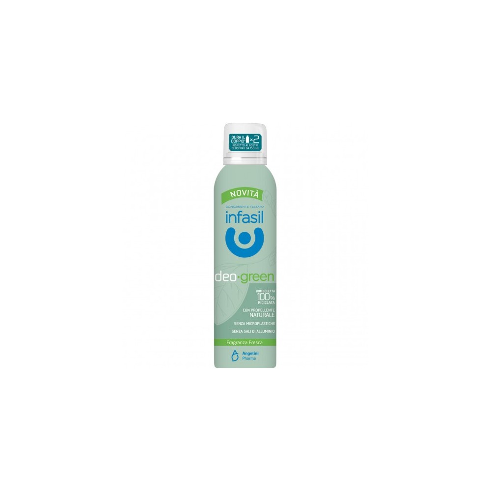 Infasil Deo Green Fragranza Fresca Deodorante Spray 125 Ml 