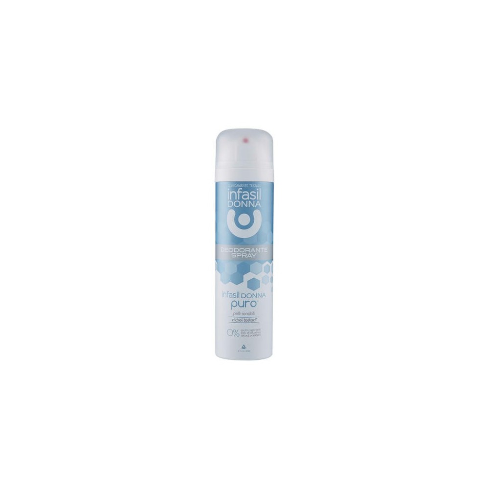 Infasil Donna Puro Deodorante Spray Per Pelli Sensibili 150 Ml 