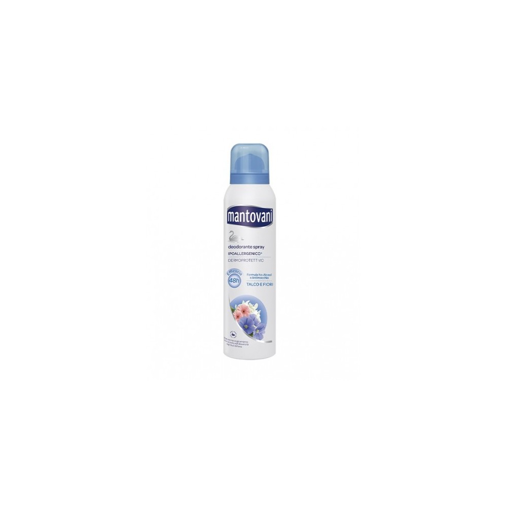 Mantovani Talco E Fiori Deodorante Spray Profumato 150 Ml 