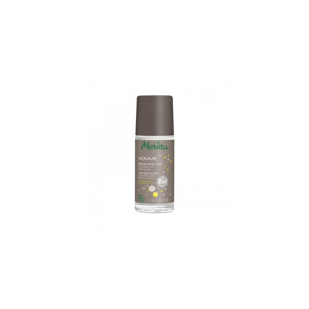 Melvita Uomo Deodorante 24H Roll-On 50 Ml 