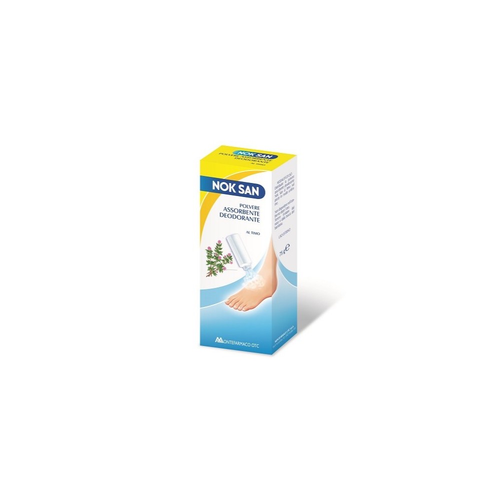 Montefarmaco Nok San Polvere Assorbente Deodorante 75 G 