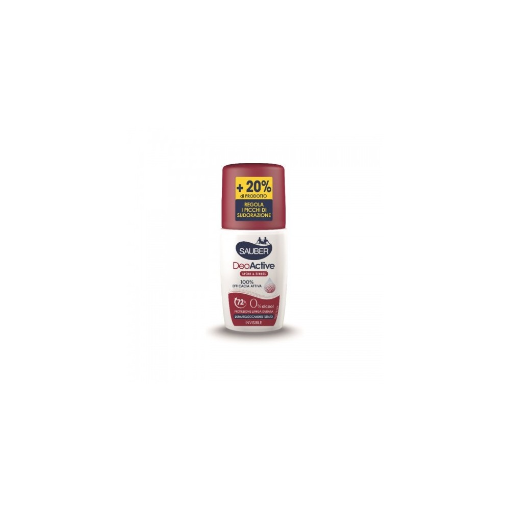 Sauber Deoactive Sport & Stress Deodorante No-Gas 90 Ml 