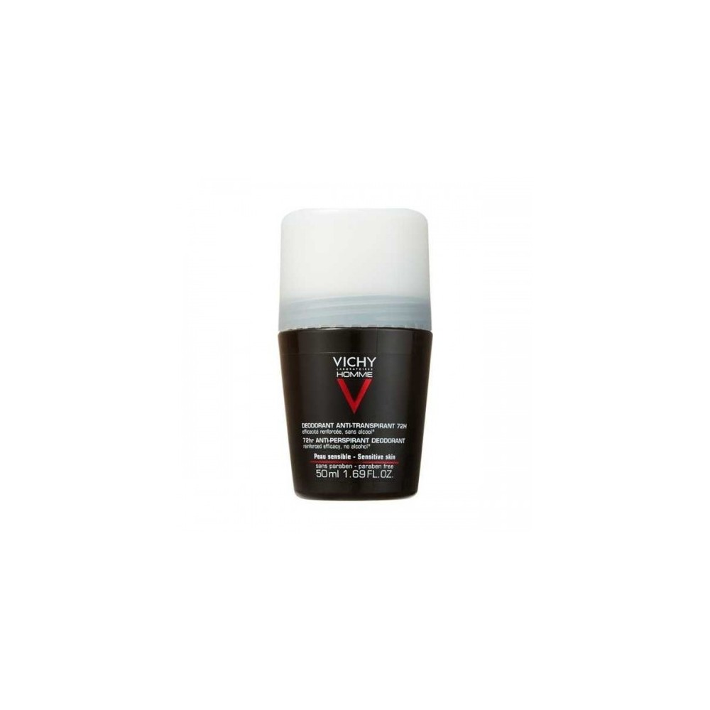 Vichy Homme Deodorante Anti-Traspirante Roll-On 72H 50 Ml 