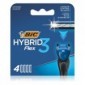 Bic Flex3 Hybrid 4 Lame Di Ricambio