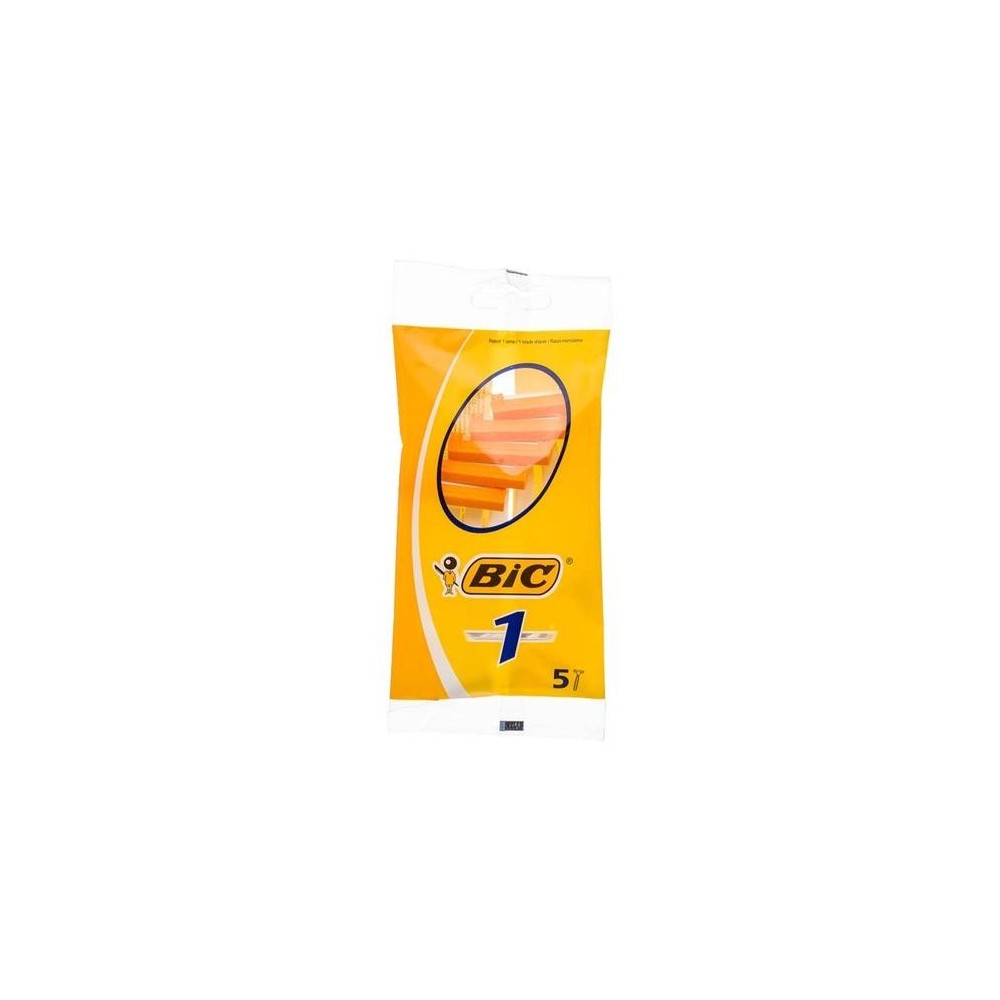 Bic Lametta Da Barba Usa E Getta Monolama Classic 1 Confezione Da 5 Lamette 