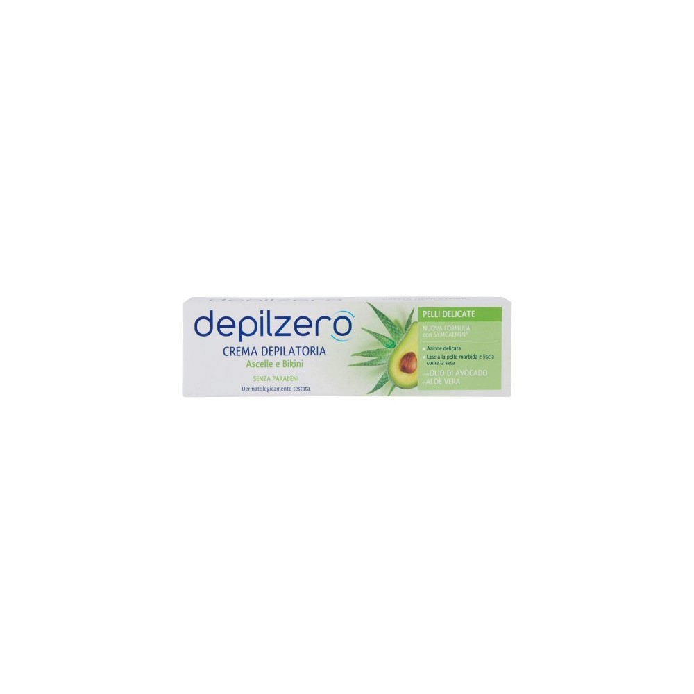 Depilzero Crema Depilatoria Ascelle E Bikini Idratante E Protettiva Con Olio Di Avocado 75 Ml 