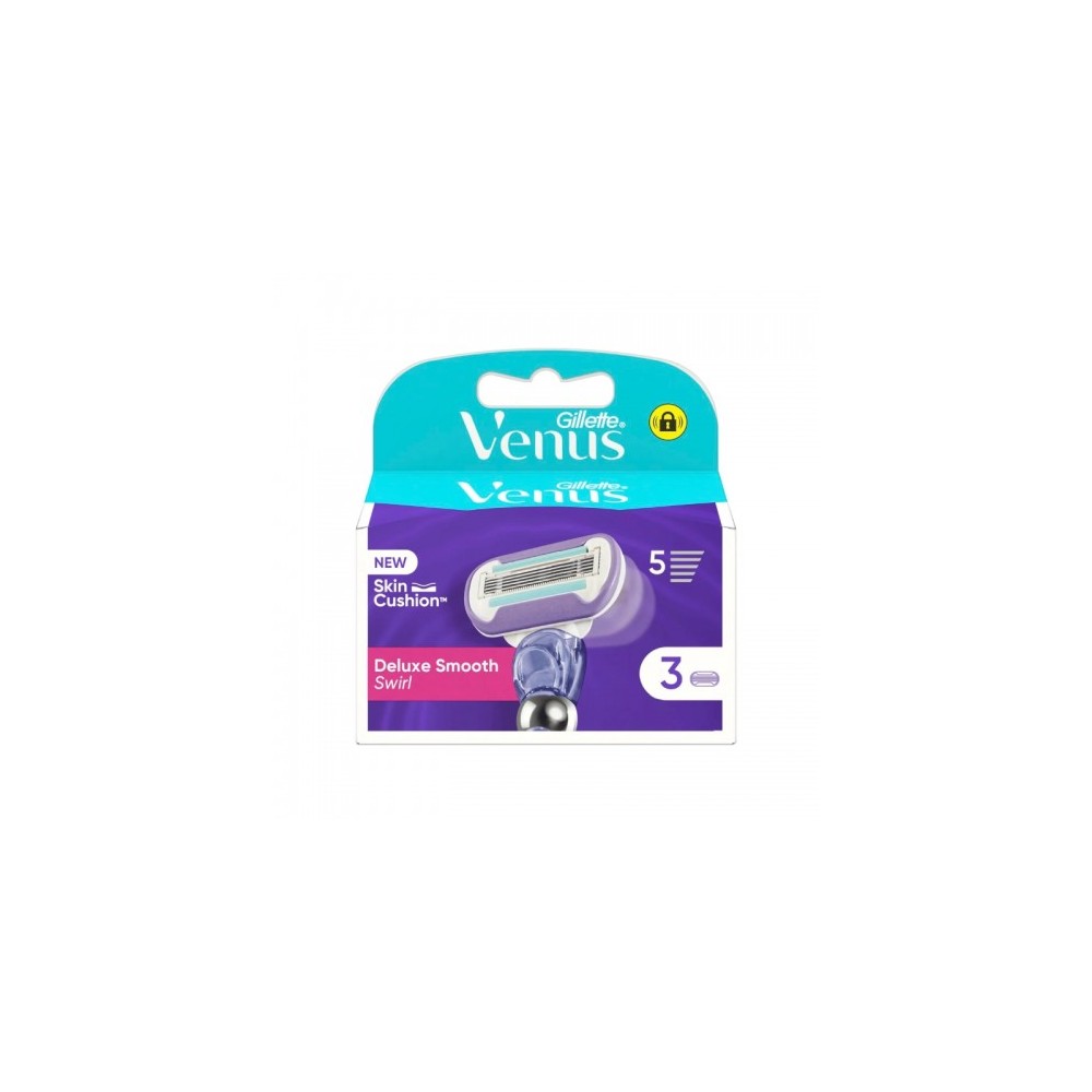 Gillette Venus Deluxe Smooth Swirl 3 Lame Di Ricambio 