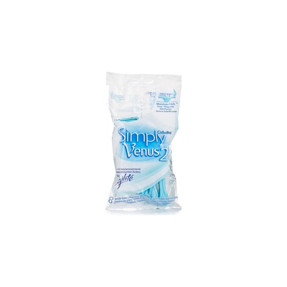 Gillette Rasoio Usa E Getta Depilazione Donna Simply Venus 2 Confezione 4 + 2 