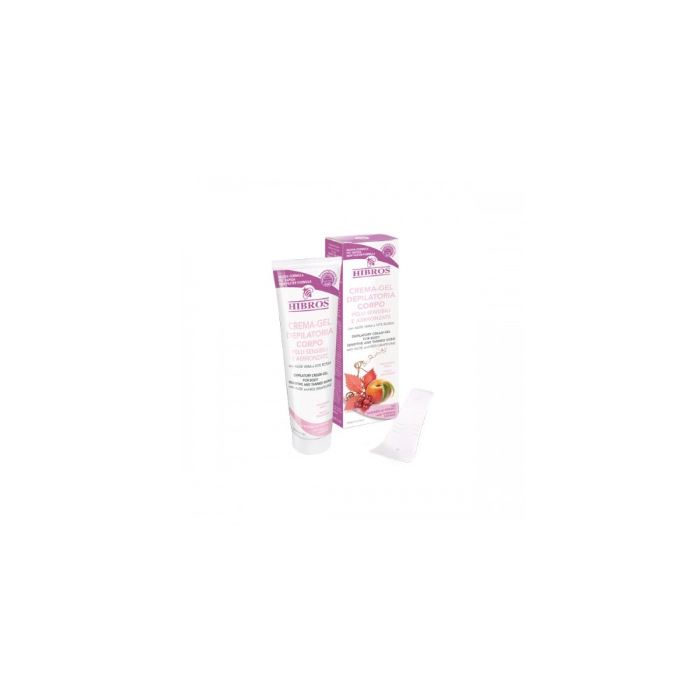 Hibros Crema Gel Depilatoria Corpo Per Pelli Sensibili E Abbronzate 150 Ml 