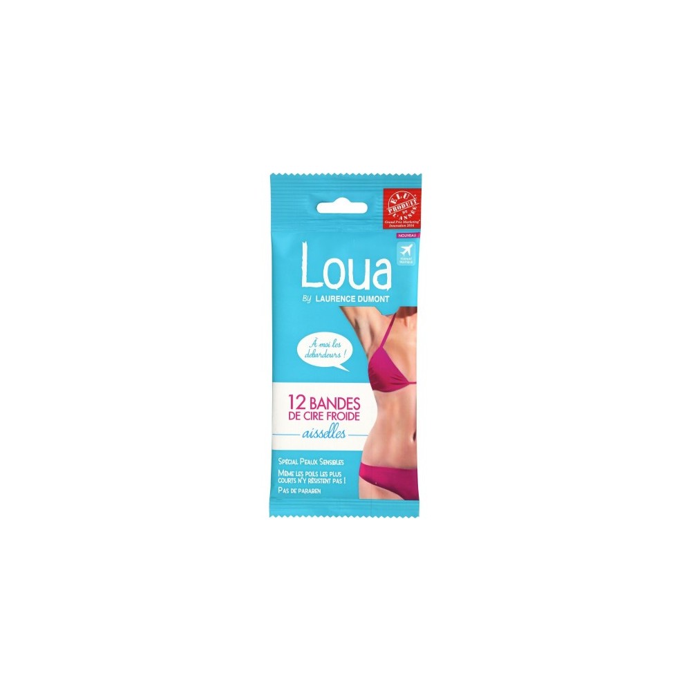 Loua 12 Strisce Depilatorie Ascelle 